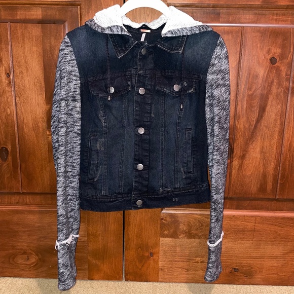 Free People Soft Sleeve Jean Jacket